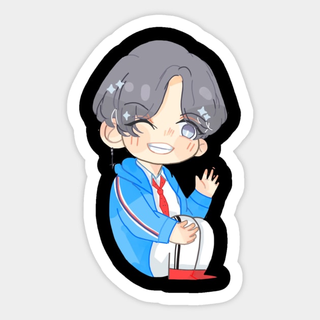 BTS Taehyung V Sticker by jihyeon1206